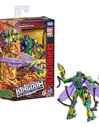 Transformers Toys Generations War for Cybertron: Kingdom Deluxe WFC-K34 Waspinator Action Figure - Kids Ages 8 and Up, 5.5-inch
