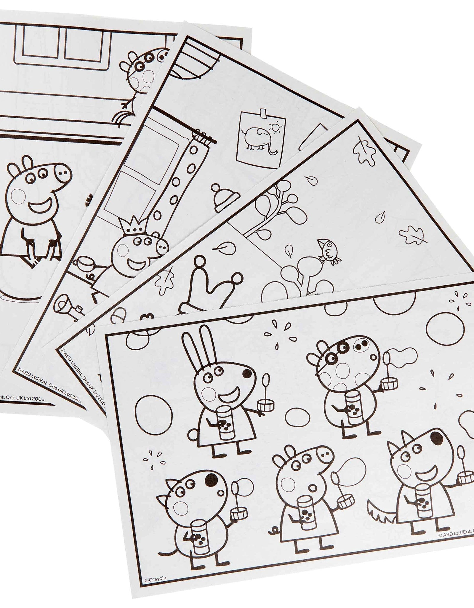 Crayola Peppa Pig Coloring Book with Stickers, Gift for Kids, 96 Pages, Ages 3, 4, 5, 6