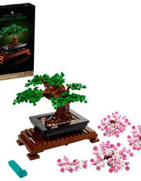 LEGO Bonsai Tree 10281 Building Kit, a Building Project to Focus The Mind with a Beautiful Display Piece to Enjoy, New 2021 (878 Pieces)
