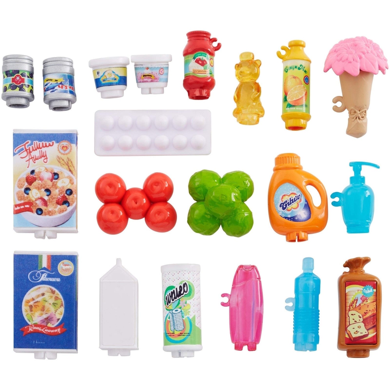 Barbie Doll, Blonde, and Grocery Store with Rolling Cart and Working Belt