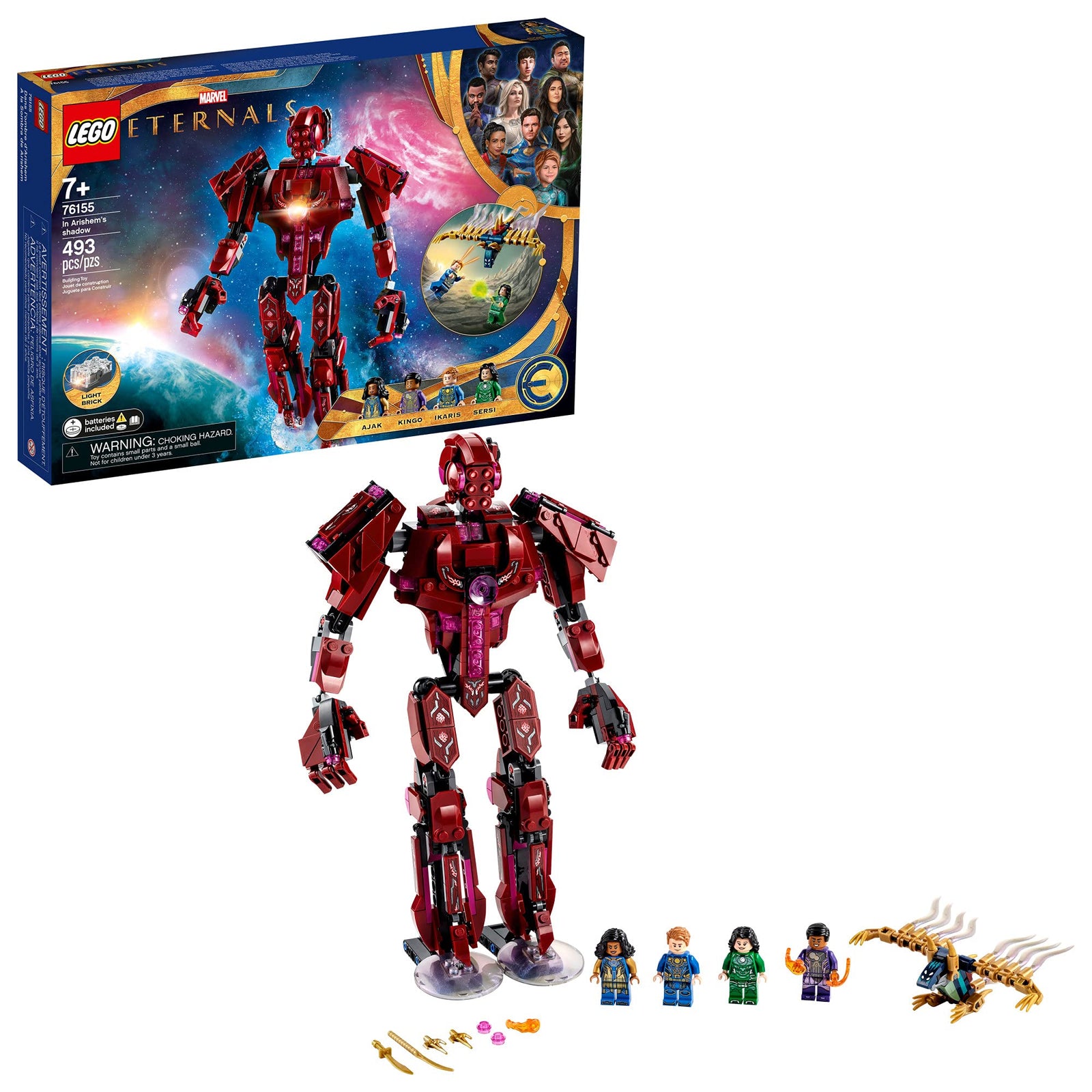 LEGO Marvel The Eternals in Arishem’s Shadow 76155 Building Kit