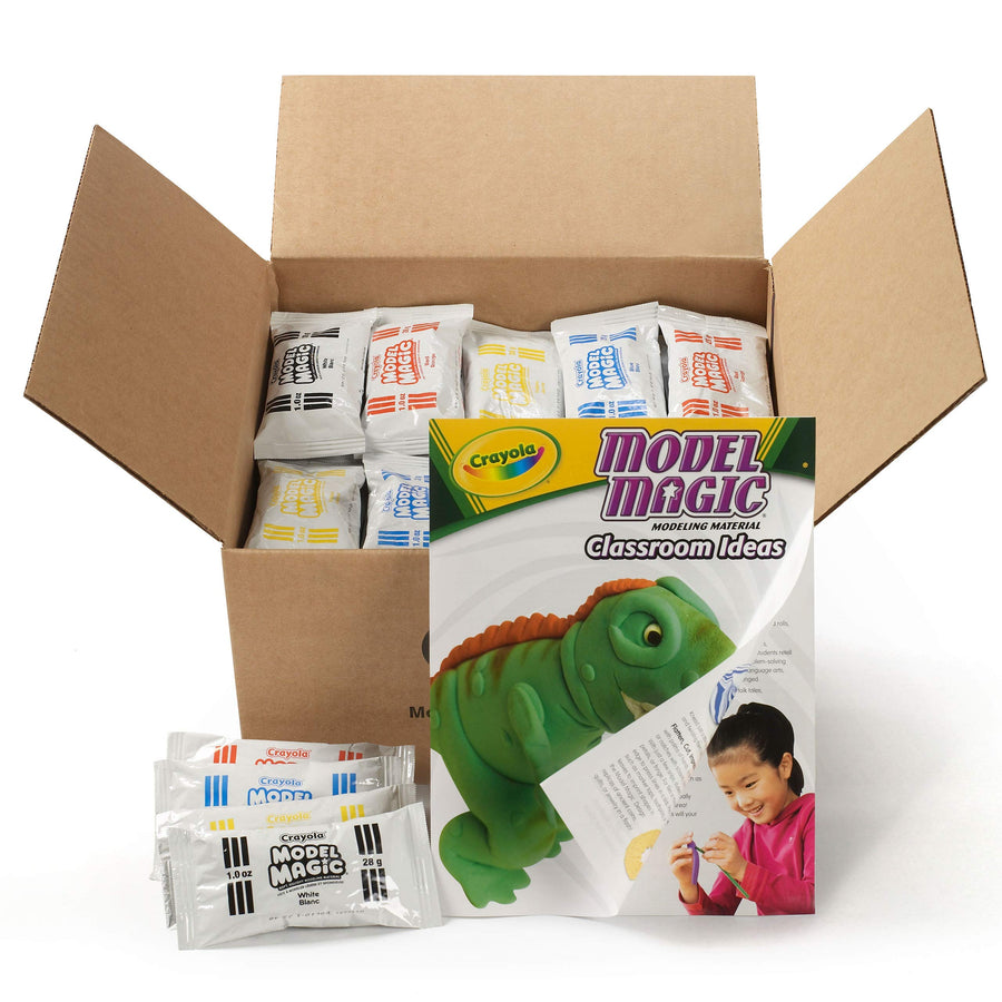 Crayola Model Magic, School Supplies Classpack, Modeling Clay Alternative, 1 oz, Packs, 75 Count