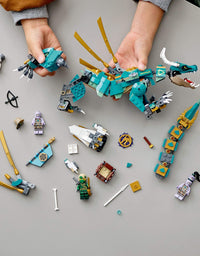 LEGO NINJAGO Jungle Dragon 71746 Building Kit; Ninja Playset Featuring Posable Dragon Toy and NINJAGO Lloyd and Zane; Cool Toy for Kids Who Love Imaginative Play, New 2021 (506 Pieces)
