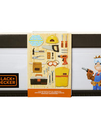 BLACK+DECKER Kids Tool Set Pretend Play Trunk with Tool Box, Construction Vest & Hard Hat – 22 Piece Set [Amazon Exclusive]
