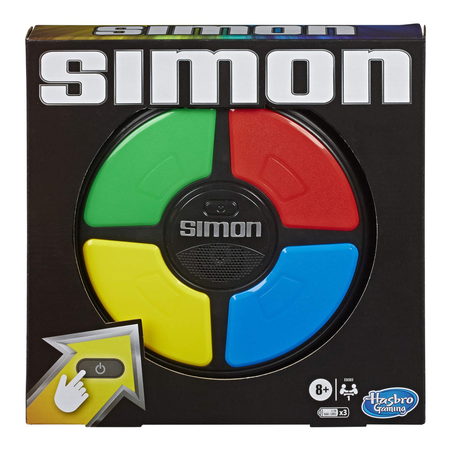 Simon Game; Electronic Memory Game for Kids Ages 8 and Up; Handheld Game with Lights and Sounds; Classic Simon Gameplay