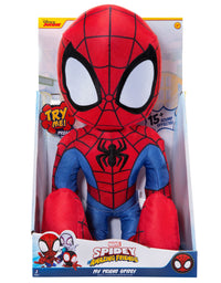 Spidey and His Amazing Friends - My Friend 16” Plush with Sounds - Toys for Kids Ages 3 and Up - Featuring Your Friendly Neighborhood,SNF0050
