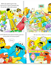 Sesame Street Elmo Manners Books for Kids Toddlers -- Set of 8 Manners Books
