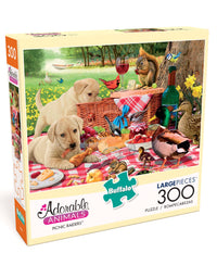 Buffalo Games - Picnic Raiders - 300 LARGE Piece Jigsaw Puzzle
