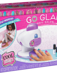 Cool Maker, GO Glam Nail Stamper Deluxe Salon with Dryer for Manicures and Pedicures with 3 Bonus Patterns and 2 Bonus Nail Polishes, Amazon Exclusive
