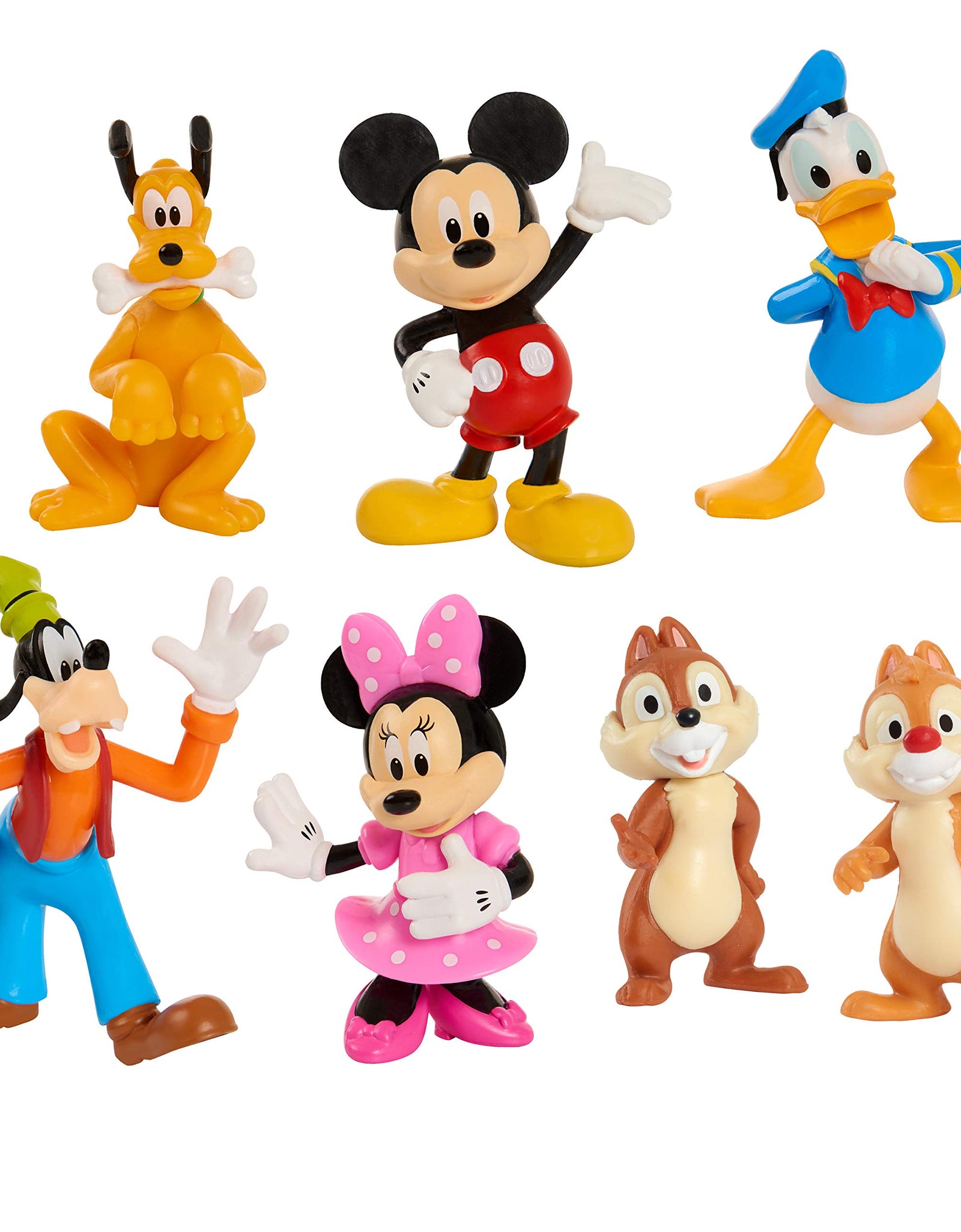 Mickey Mouse 7-Piece Figure Set, Toys for 3 Year Old Boys, Amazon Exclusive, by Just Play