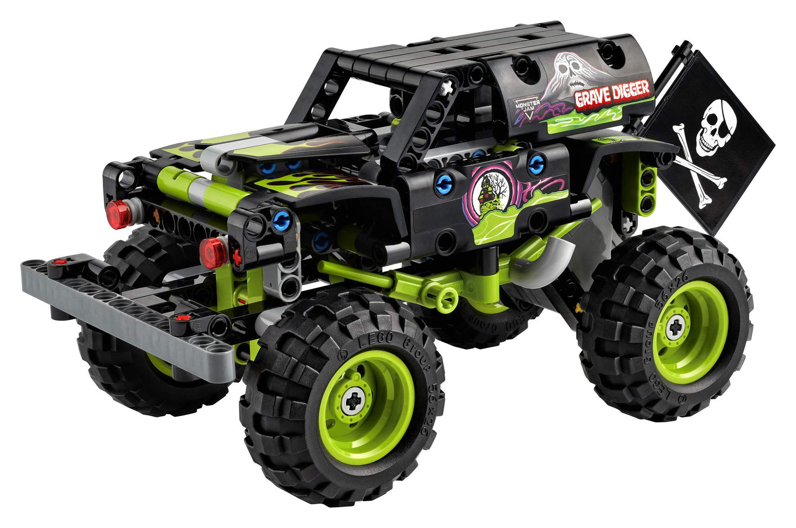 LEGO Technic Monster Jam Grave Digger 42118 Model Building Kit for Boys and Girls Who Love Monster Truck Toys, New 2021 (212 Pieces)