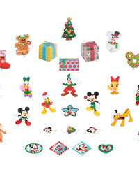 Disney Classic Advent Calendar, 32 Pieces, Figures, Decorations, and Stickers, by Just Play
