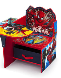 Delta Children Chair Desk With Storage Bin, Spider-Man
