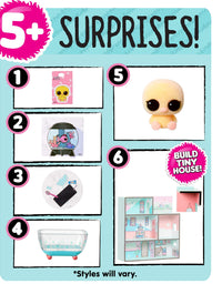 LOL Surprise Minis 3 Pack Bundle with Surprises Including 3 Fuzzy Tiny Animals and Furniture – Collect Series to Build a Mini LOL House
