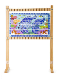 Melissa & Doug Wooden Multi-Craft Weaving Loom: Extra-Large Frame (22.75 x 16.5 inches)
