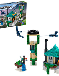 LEGO Minecraft The Sky Tower 21173 Fun Floating Islands Building Kit Toy with a Pilot, 2 Flying Phantoms and a Cat; New 2021 (565 Pieces)

