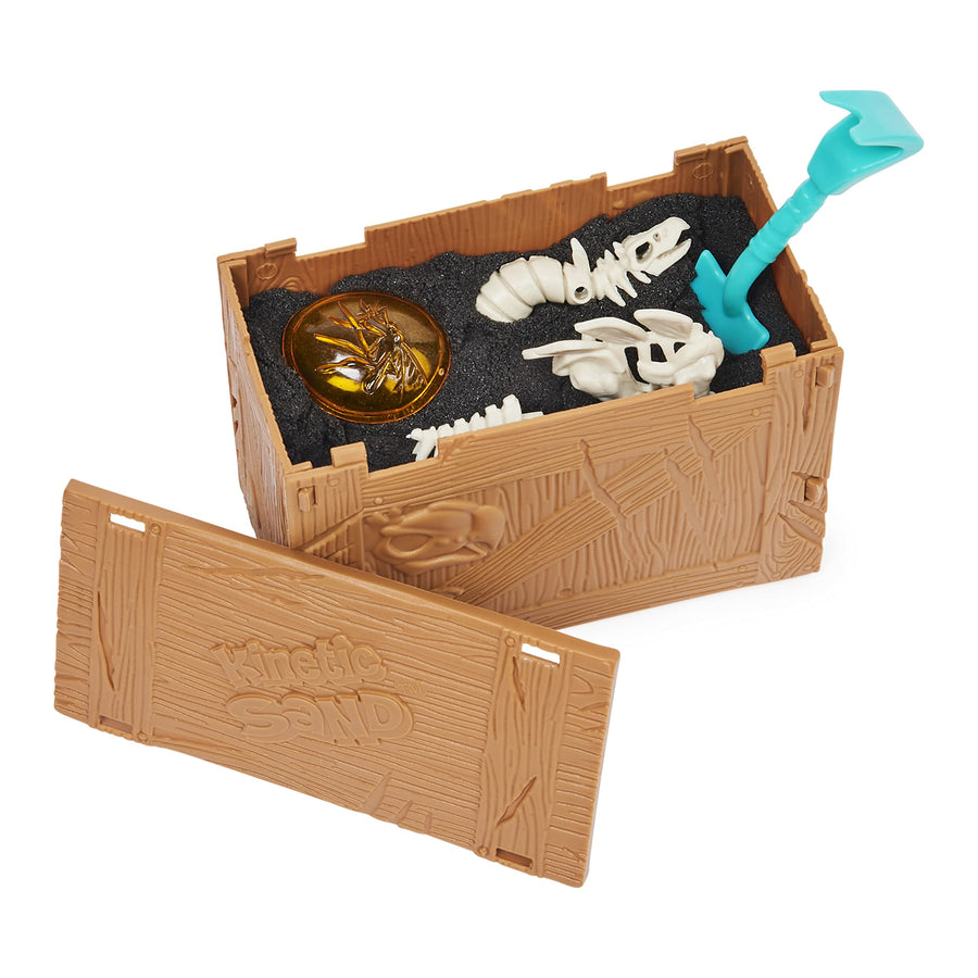 Kinetic Sand, Dino XCavate 3-Pack, Made with Natural Sand, Play Sand Sensory Toys for Kids Ages 6 and Up