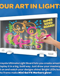 Crayola Ultimate Light Board Drawing Tablet, Gift for Kids, Ages 6, 7, 8, 9 White
