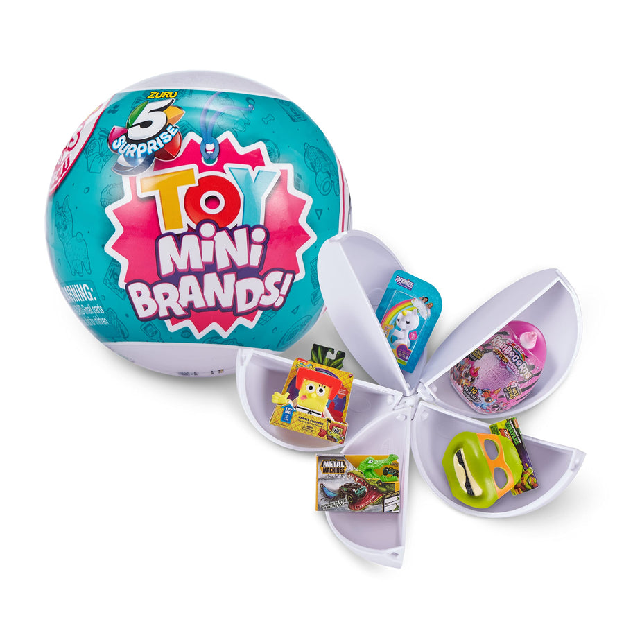 5 Surprise Toy Mini Brand Series 1 Collector's Kit - Amazon Exclusive Mystery Capsule Real Miniature Toys by Zuru (3 Capsules + 1 Collector's Case)