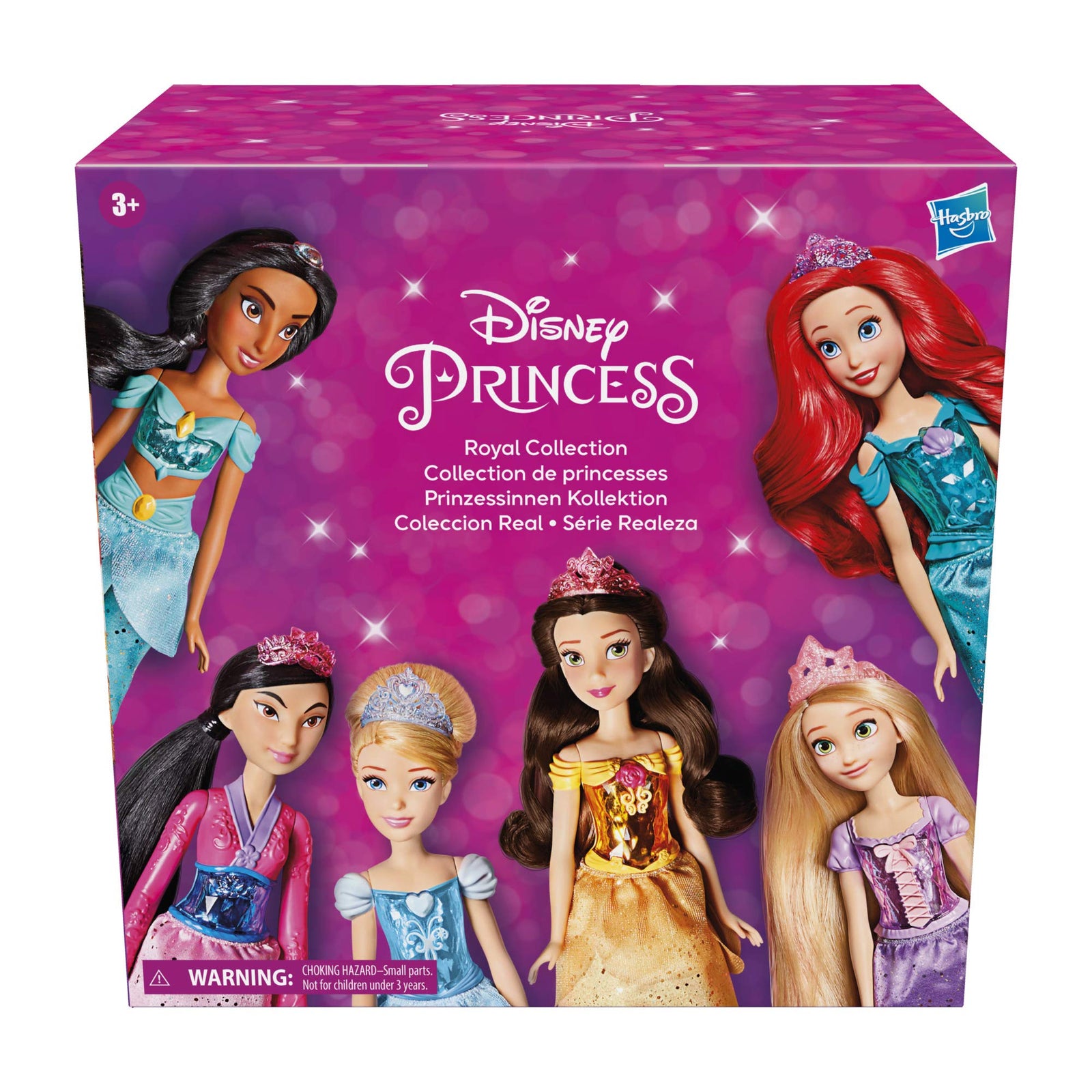 Disney Princess Royal Collection, 12 Royal Shimmer Fashion Dolls with Skirts and Accessories, Toy for Girls 3 Years Old and Up (Amazon Exclusive)