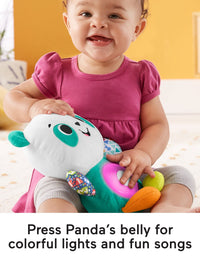 Fisher-Price Linkimals Play Together Panda, musical learning plush toy for babies and toddlers
