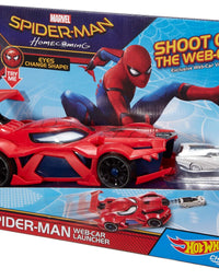 Marvel Hot Wheels Spider-Man Web-Car Launcher [Amazon Exclusive]
