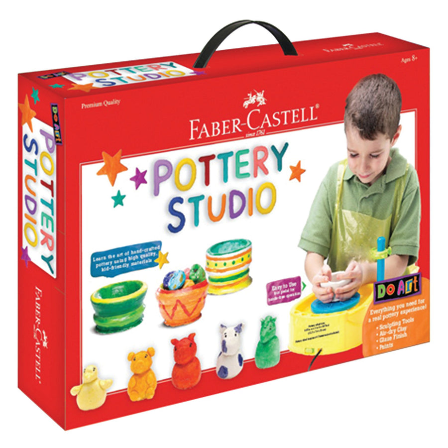 Faber-Castell Do Art Pottery Studio, Pottery Wheel Kit for Kids