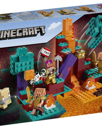 LEGO Minecraft The Warped Forest 21168 Hands-on Minecraft Nether Creative Playset; Fun Warped Forest Building Toy Featuring Huntress, Piglin and Hoglin, New 2021 (287 Pieces)
