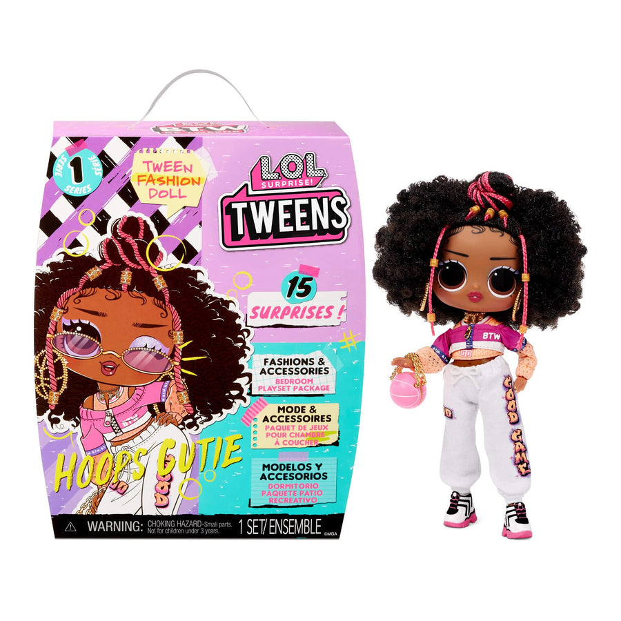 LOL Surprise Tweens Fashion Doll Hoops Cutie with 15 Surprises Including Outfit and Accessories for Fashion Toy Girls Ages 3 and Up 6 inches