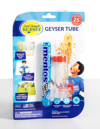 Steve Spangler Science Extreme Geyser Tube - Science Kit for Kids - Mentos & Soda Lab Experiment - Includes Tube, Candy, & Unique Spray Caps - Chemistry Magic - Classroom STEM Project
