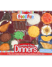 Melissa & Doug Food Fun Combine & Dine Dinners - Red
