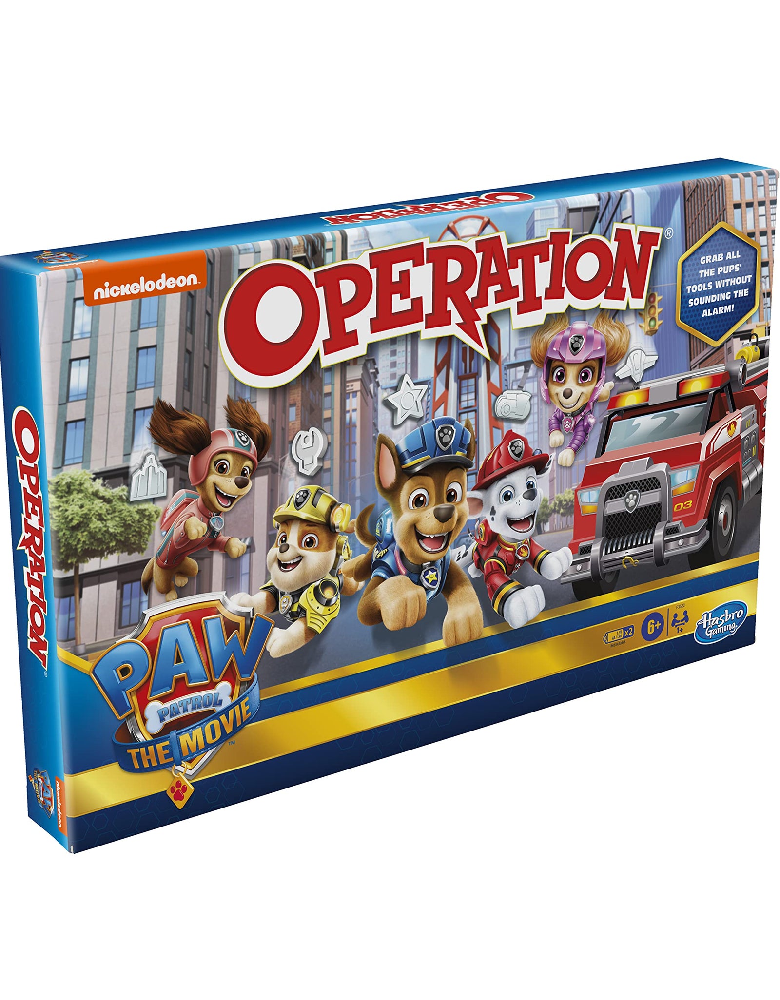 Operation Game: Paw Patrol The Movie Edition Board Game for Kids Ages 6 and Up, Nickelodeon Paw Patrol Game for 1 or More Players