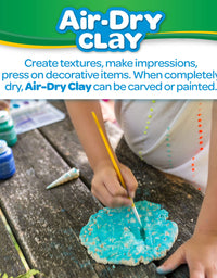 Crayola Air Dry Clay, White, No Bake Modeling Clay for Kids, 25lb
