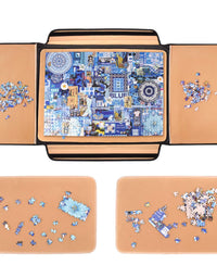 1000 Pieces Jigsaw Puzzle Board Portable, Stowaway Puzzles Board Caddy, Jigsaw Puzzle Case, Puzzle Accessories Puzzle Storage Case Saver, Non-Slip Surface

