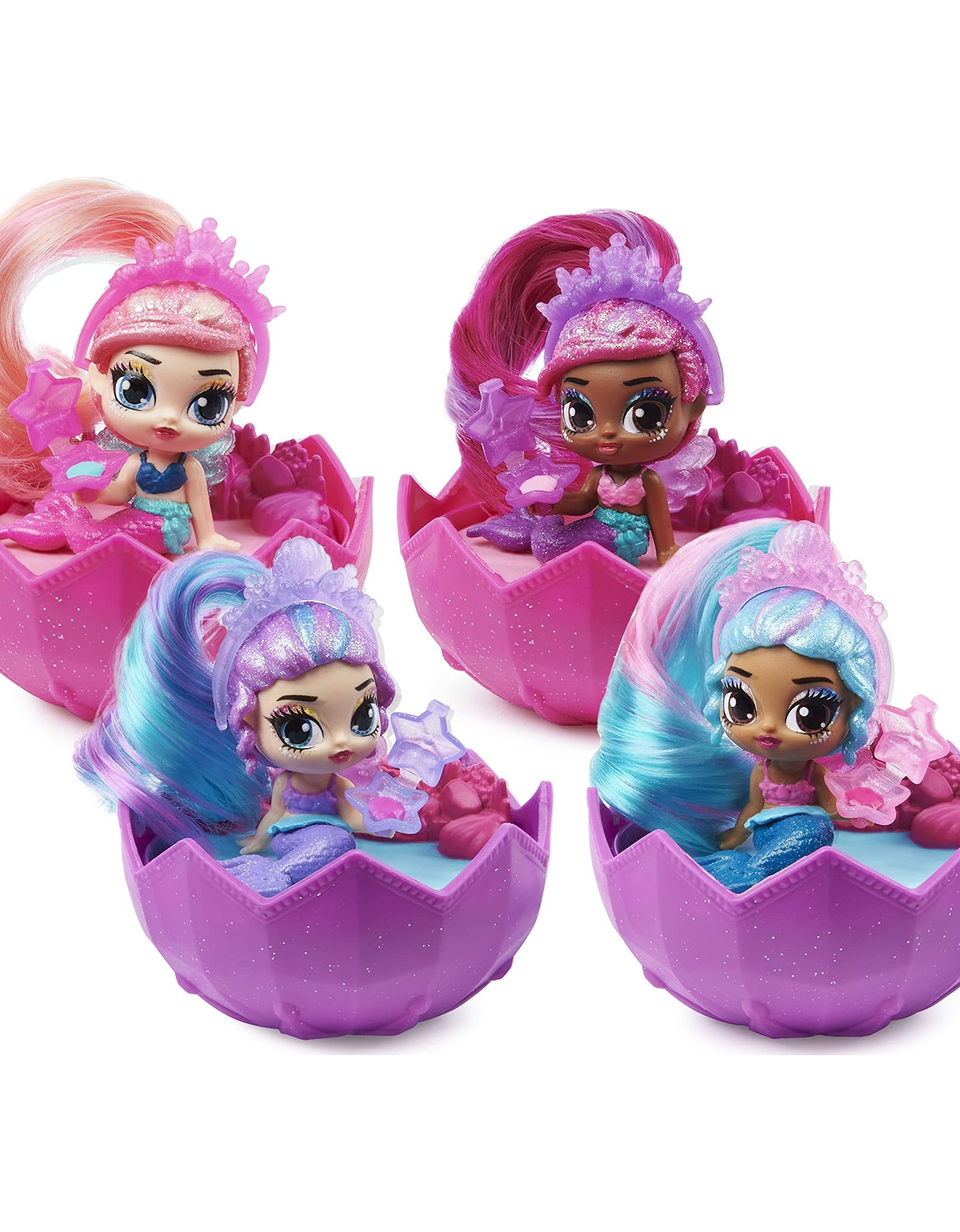 Hatchimals Pixies, Mermaids 2-Pack Collectible Dolls & Accessories (Styles May Vary), Girl Toys for Ages 5 and up