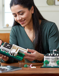 LEGO Architecture Collection: The White House 21054 Model Building Kit, Creative Building Set for Adults, A Revitalizing DIY Project and Great Gift for Any Hobbyists (1,483 Pieces)
