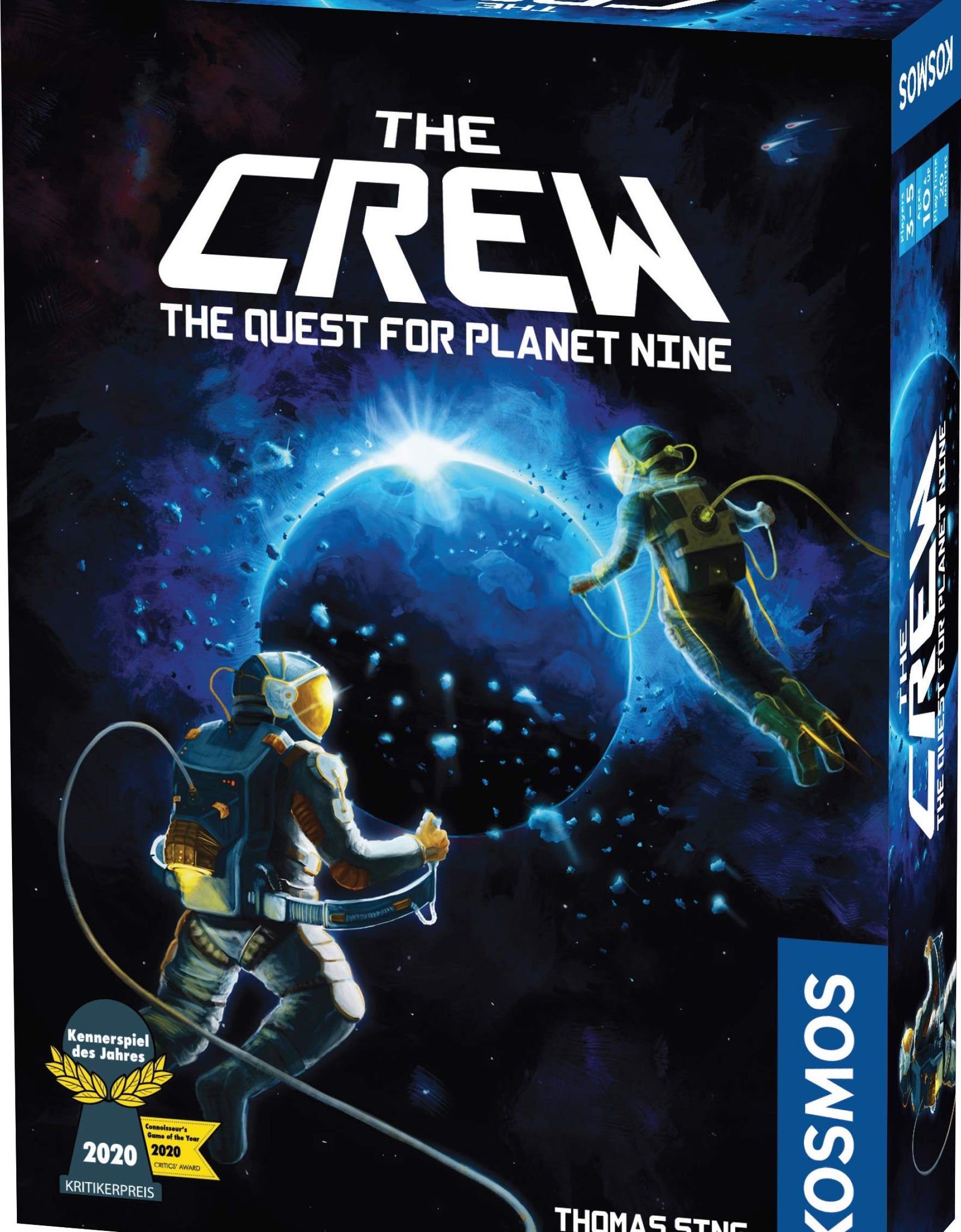 The Crew - Quest for Planet Nine | Card Game | Kennerspiel des Jahres Winner | Cooperative Space Adventure | 2 to 5 Players | Ages 10 and up | Trick-Taking | 50 Levels of Difficulty | Endless Replay