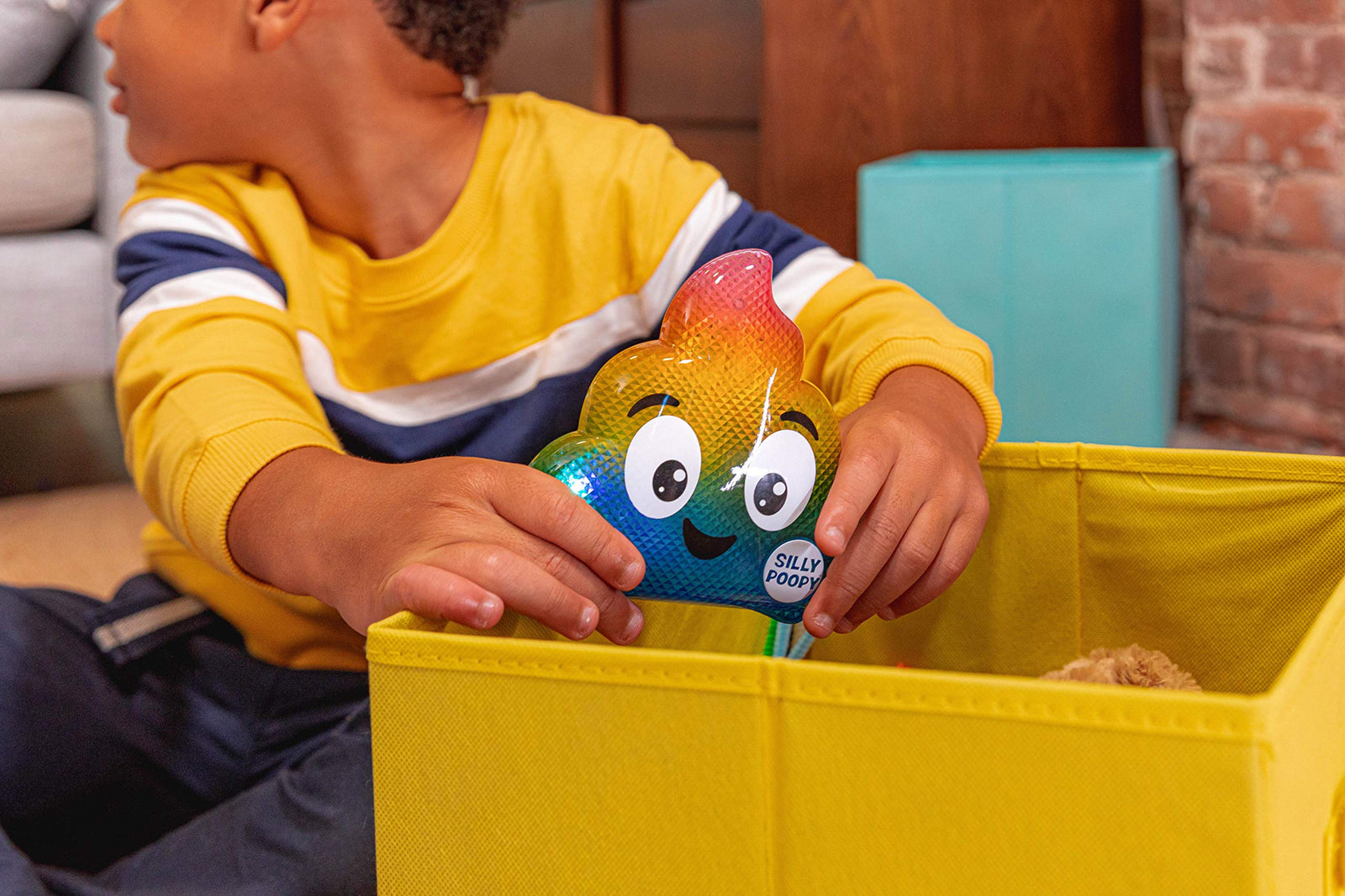 WHAT DO YOU MEME? Silly Poopy's Hide & Seek - The Talking, Singing Rainbow Poop Toy to Encourage Active Play Kids