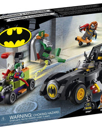 LEGO DC Batman: Batman vs. The Joker: Batmobile Chase 76180 Collectible Building Toy; Includes Batman, Batgirl and The Joker Minifigures Plus Buildable Batmobile and Hot Rod, New 2021 (136 Pieces)
