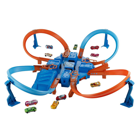 Hot Wheels Criss Cross Crash Track Set [Amazon Exclusive]