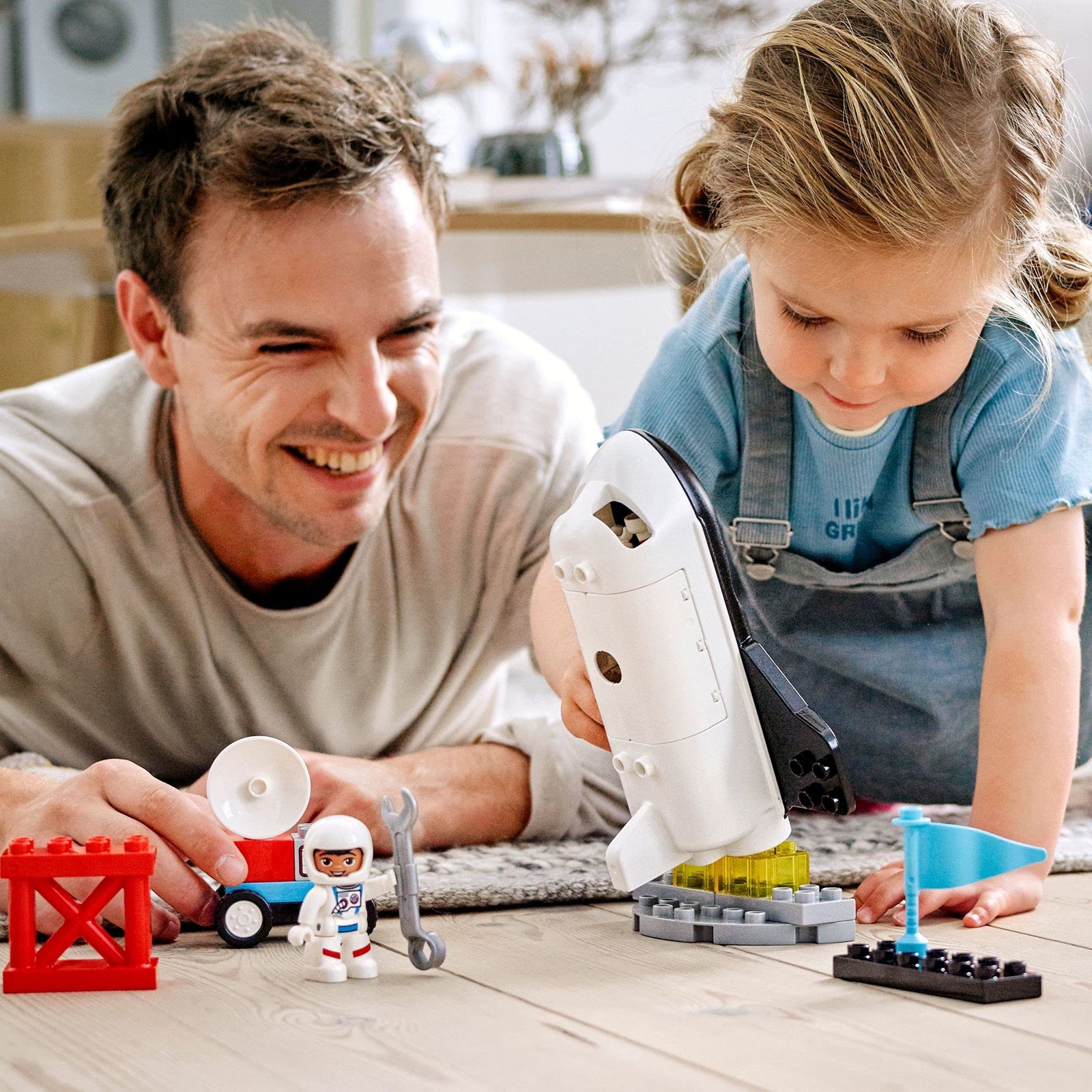 LEGO DUPLO Town Space Shuttle Mission 10944 Building Toy; Space Shuttle Creative Learning Playset, New 2021 (23 Pieces)