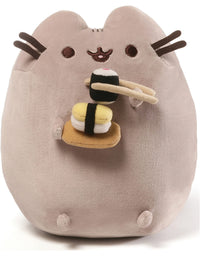 GUND Pusheen Snackables Sushi Chopsticks Plush Stuffed Animal Cat, 9.5"
