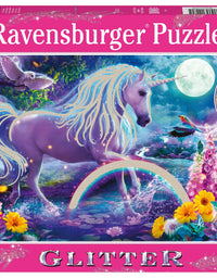 Ravensburger Glitter Unicorn 100 Piece Puzzles for Kids, Every Piece is Unique, Pieces Fit Together Perfectly

