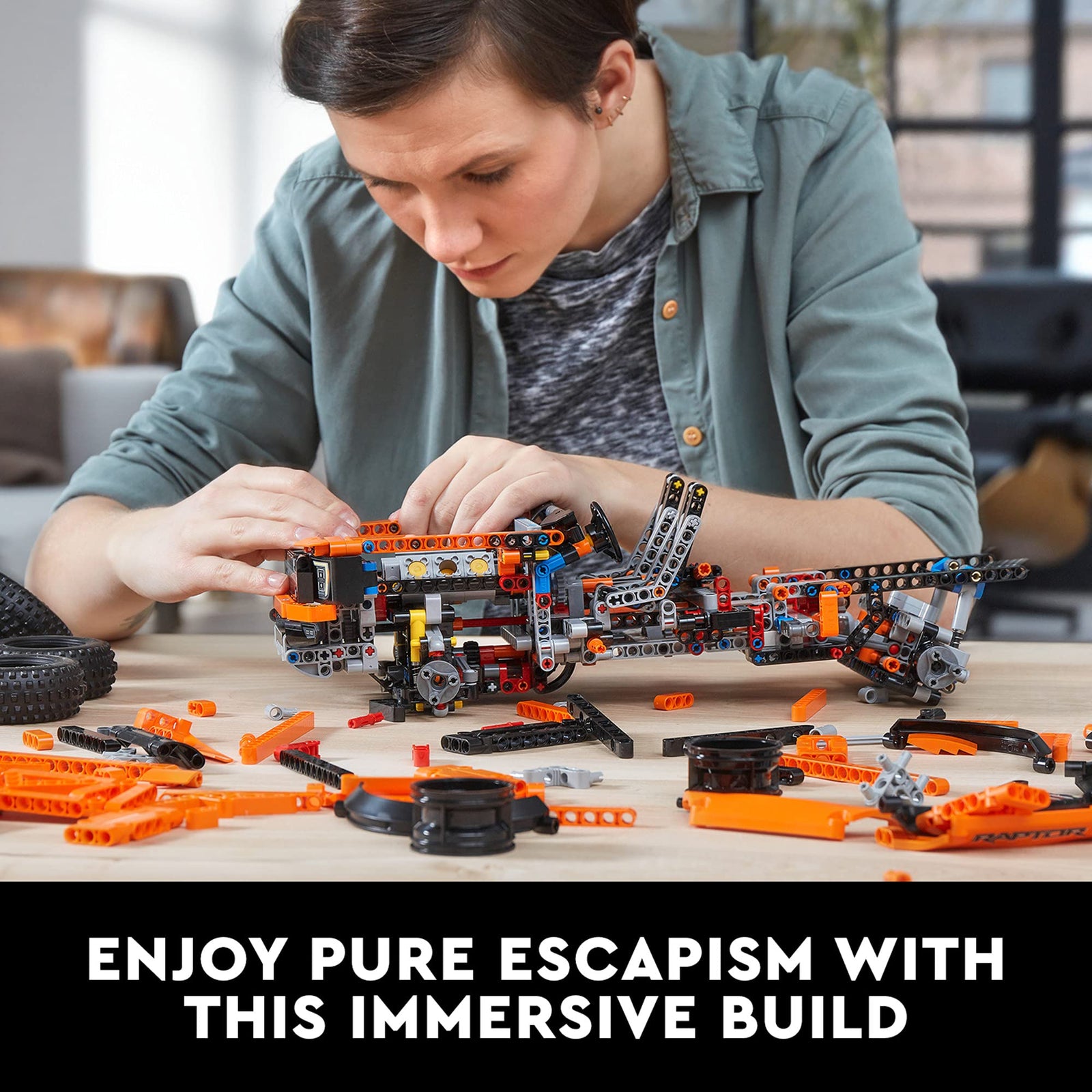 LEGO Technic Ford F-150 Raptor 42126 Building Kit; Enjoy a Rewarding Project; New 2021 (1,379 Pieces)