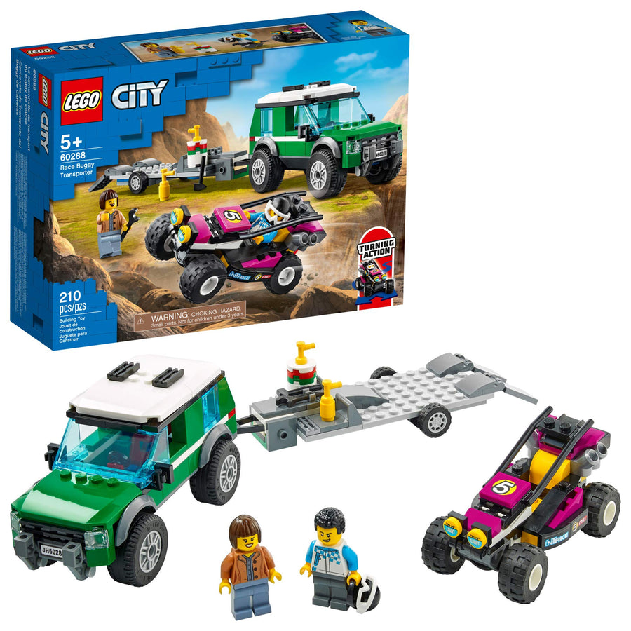 LEGO City Race Buggy Transporter 60288 Building Kit; Fun Toy for Kids, New 2021 (210 Pieces)