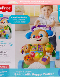 Fisher-Price Laugh & Learn Smart Stages Learn with Puppy Walker, Musical Walking Toy for Infants and Toddlers Ages 6 to 36 Months
