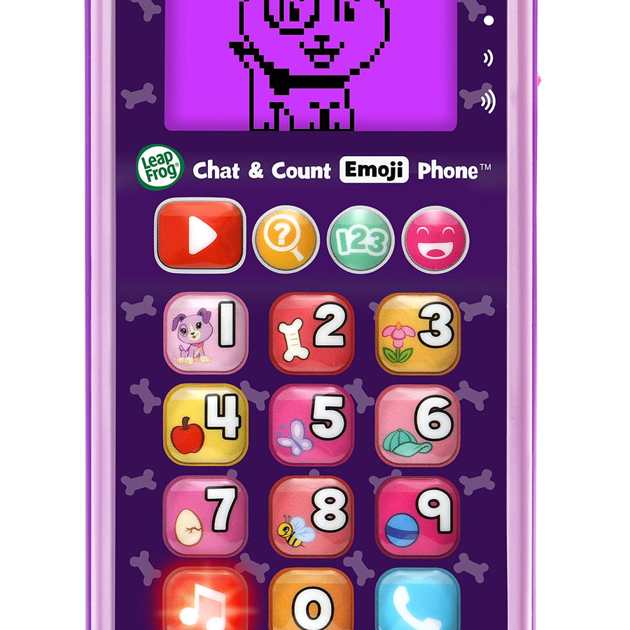 LeapFrog Chat and Count Emoji Phone, Purple