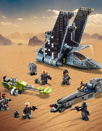 LEGO Star Wars The Bad Batch Attack Shuttle 75314 Awesome Toy with 2 Speeders Minifigures of Bad Batch Clones (969 Pieces)

