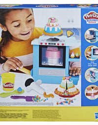 Play-Doh Kitchen Creations Rising Cake Oven Bakery Playset for Kids 3 Years and Up with 5 Modeling Compound Colors, Non-Toxic
