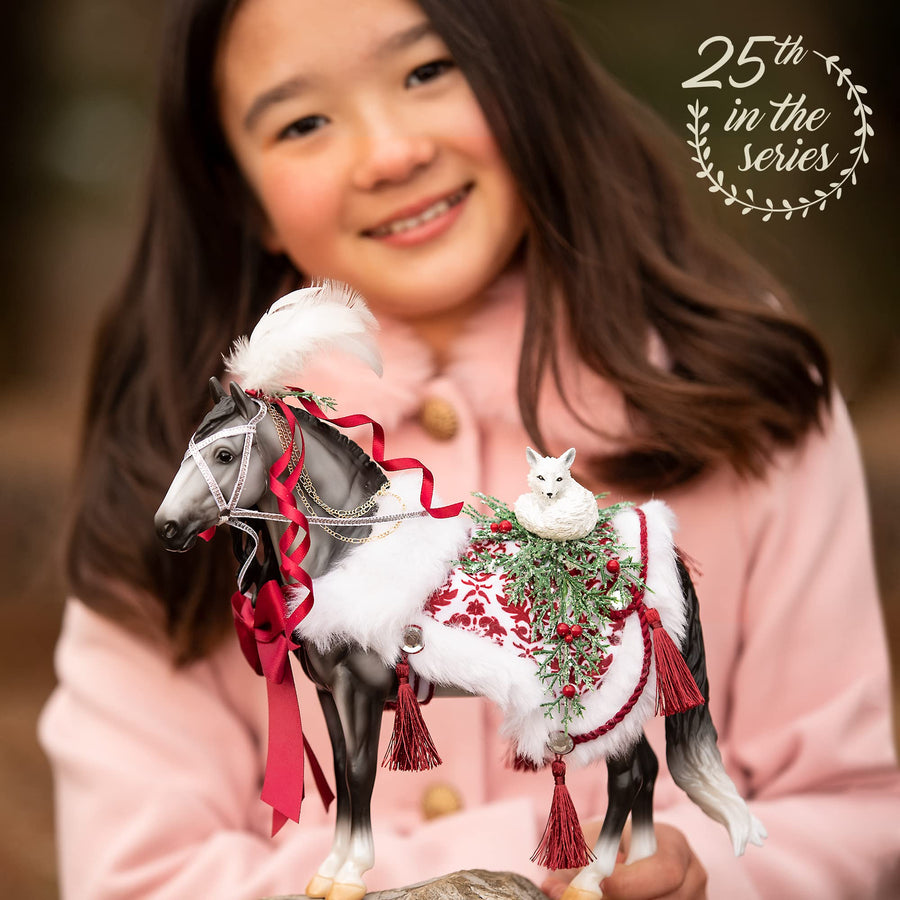 Breyer Horses 2021 Holiday Collection | Traditional Series Holiday Horse - Arctic Grandeur | Model #700124